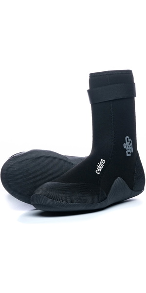 2026 C-Skins Legend 6mm Polypro Round Toe Neoprene Boots C-BOLEPP - Black / Charcoal